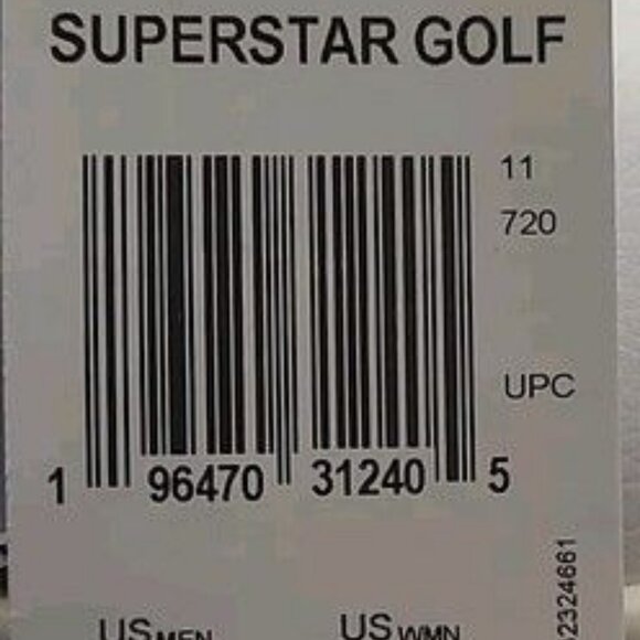 Adidas Superstar Men’s Size 11.5 Cloud White Navy Off White Golf Shoes ID5003 - Picture 10 of 10